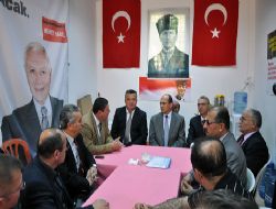 ALAPLI DA SİYASİ PARTİLERE NEZAKET ZİYARETLERİ